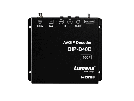 AV over IP - décodeur OIP-D40D - Lumens