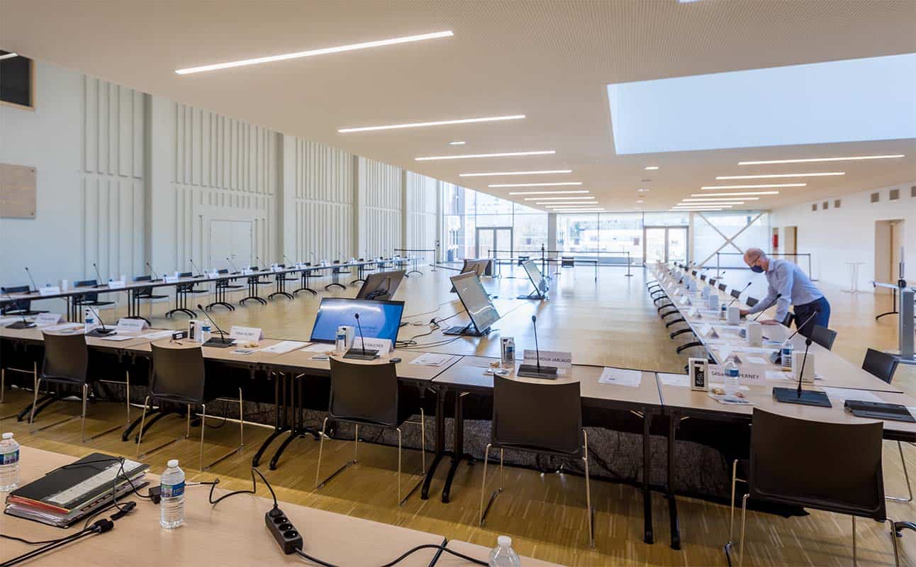 Salle polyvalente Saint Exupéry, l'Ecrin, Talan - Crédit photo sensationweb