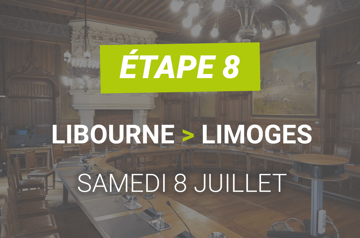 Étape 8 Libourne - Limoges