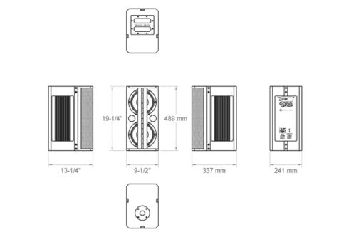 Schéma Enceinte modulaire de sonorisation ICLive X