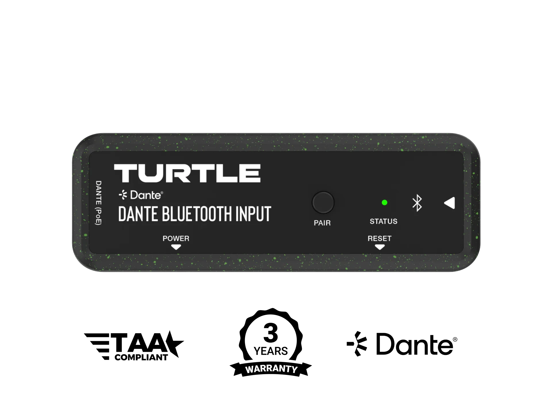 Adaptateur Dante 2 canaux pour entrée Bluetooth